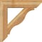 Ekena Millwork Funston Slat Rough Sawn Bracket w/ Offset Brace, Western Red Cedar, 8"W x 34"D x 34"H BKT0806X34X34FST06RWR - alternate 2